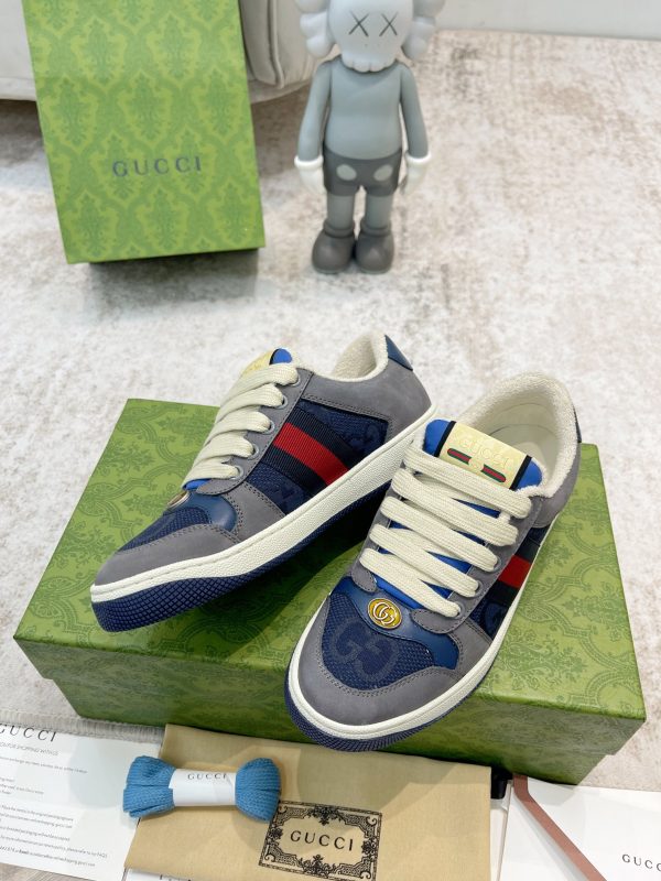 Newly upgraded Gucci dirty shoes for couples GG series distressed and casual E - Image 9