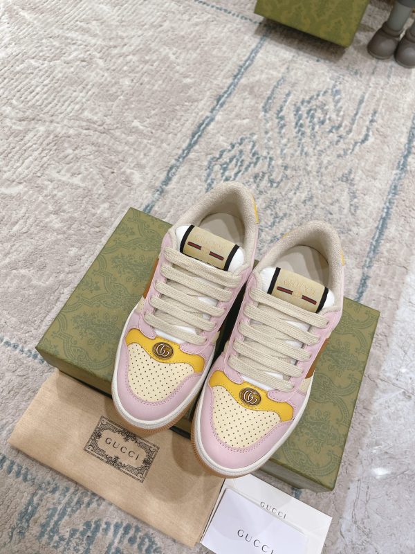 Newly upgraded Gucci dirty shoes for couples GG series distressed and casual T - Image 3