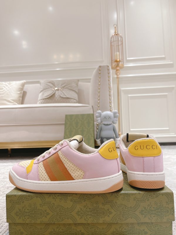 Newly upgraded Gucci dirty shoes for couples GG series distressed and casual T - Image 5