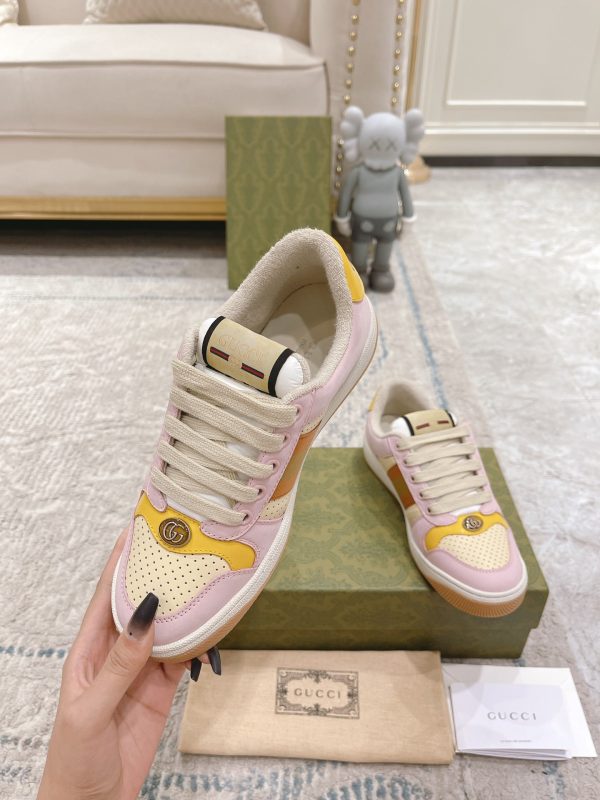 Newly upgraded Gucci dirty shoes for couples GG series distressed and casual T - Image 6
