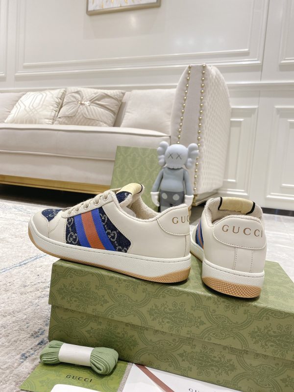Newly upgraded Gucci dirty shoes for couples GG series distressed and casual Gucci c - Image 4