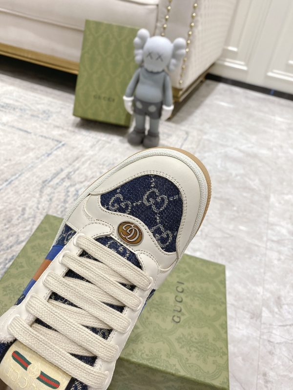 Newly upgraded Gucci dirty shoes for couples GG series distressed and casual Gucci c - Image 8