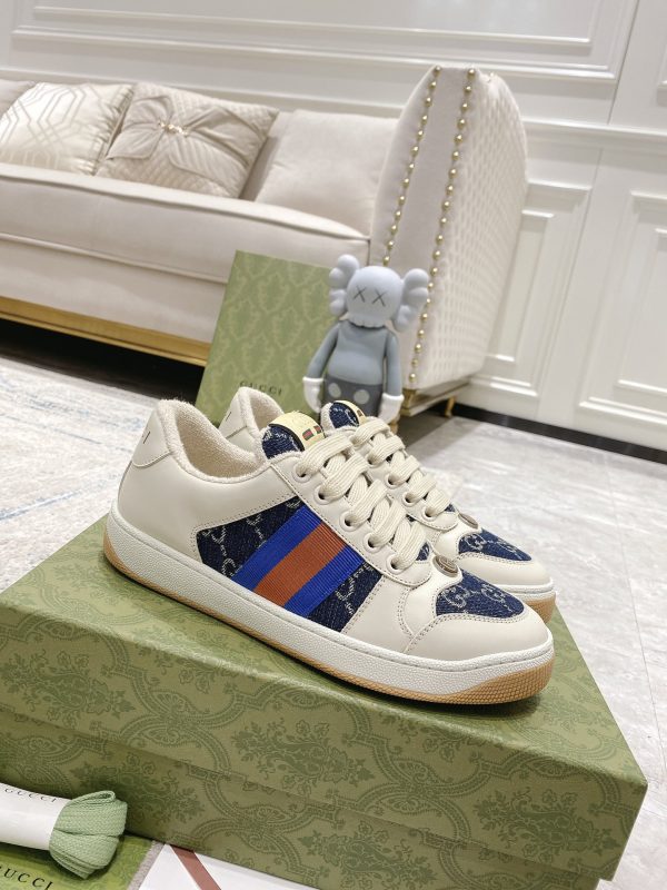 Newly upgraded Gucci dirty shoes for couples GG series distressed and casual Gucci c - Image 9