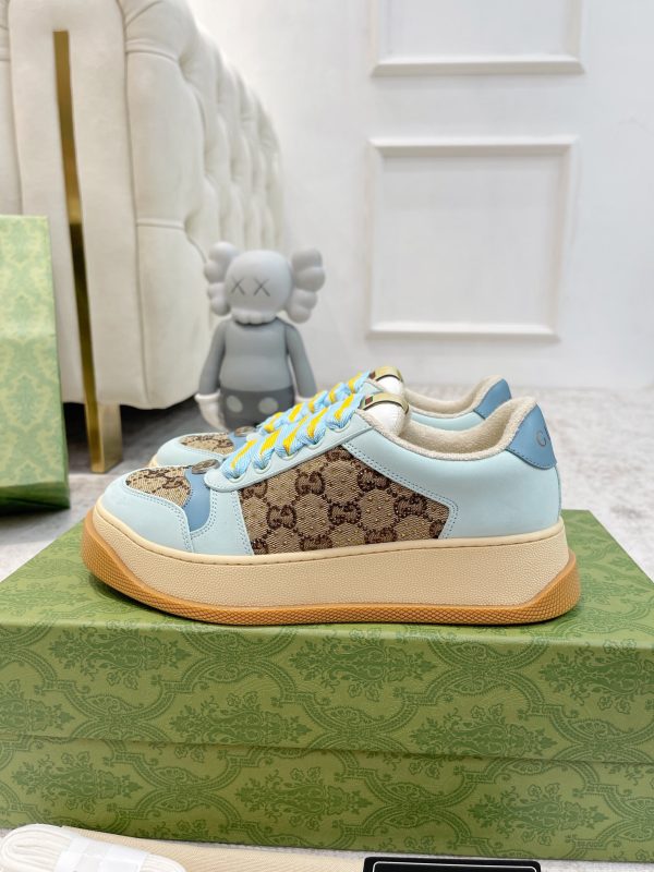 Newly upgraded Gucci dirty shoes for couples GG series distressed and casual Gucci E