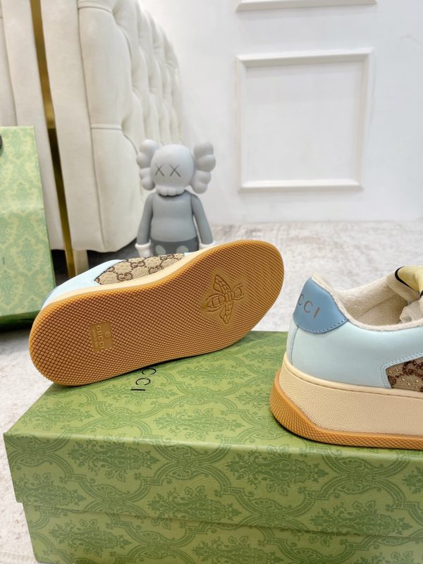 Newly upgraded Gucci dirty shoes for couples GG series distressed and casual Gucci E - Image 10
