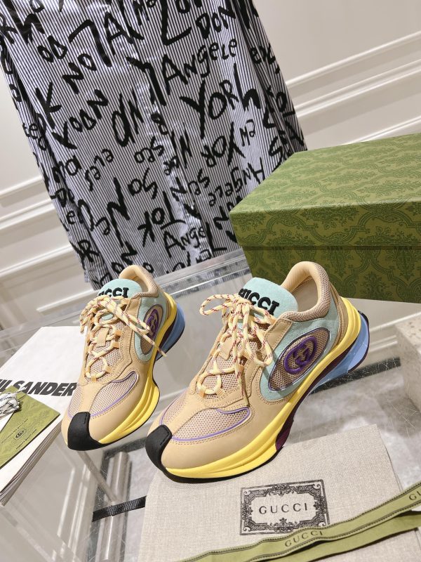 Gucci 2023ss new RUN series couple casual sports shoes running shoes dad shoes D - Image 3