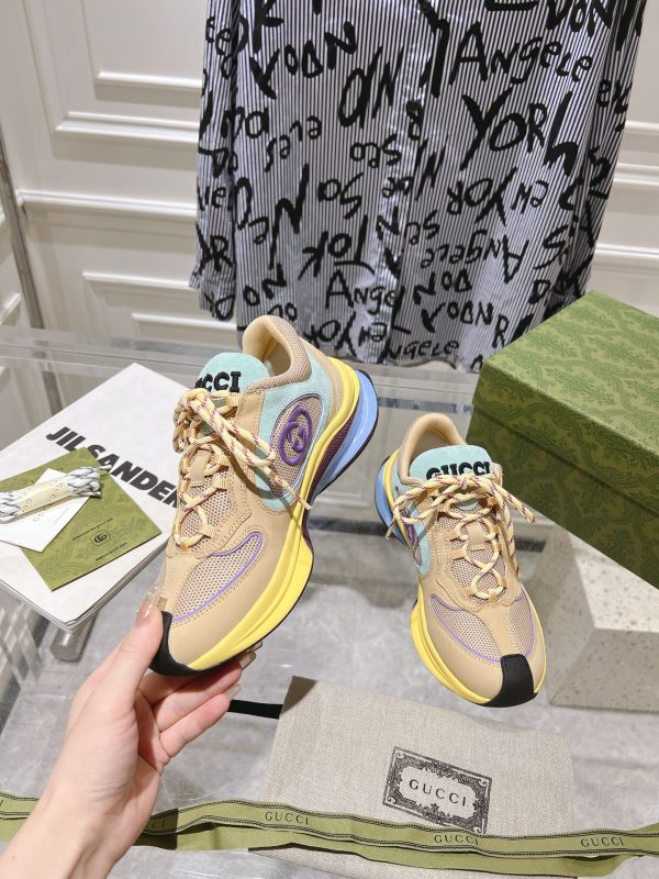 Gucci 2023ss new RUN series couple casual sports shoes running shoes dad shoes D - Image 4