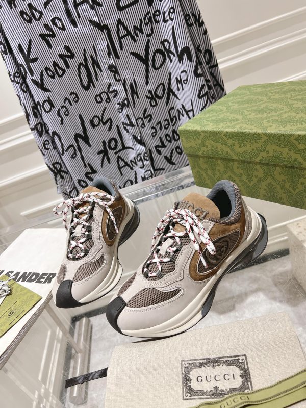 Gucci 2023ss new RUN series couple casual sports shoes running shoes dad shoes E - Image 3