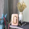 THE Marc Jacobs Vertical Phone Bag Saffiano Leather Pink Model M0016765—697