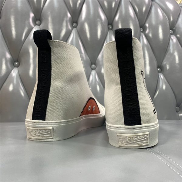 Loui Vuitton Mens tattoo canvas sneakers - Image 5