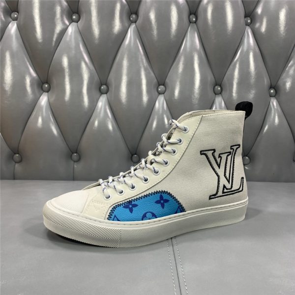 Loui Vuitton Mens tattoo canvas sneakers - Image 6