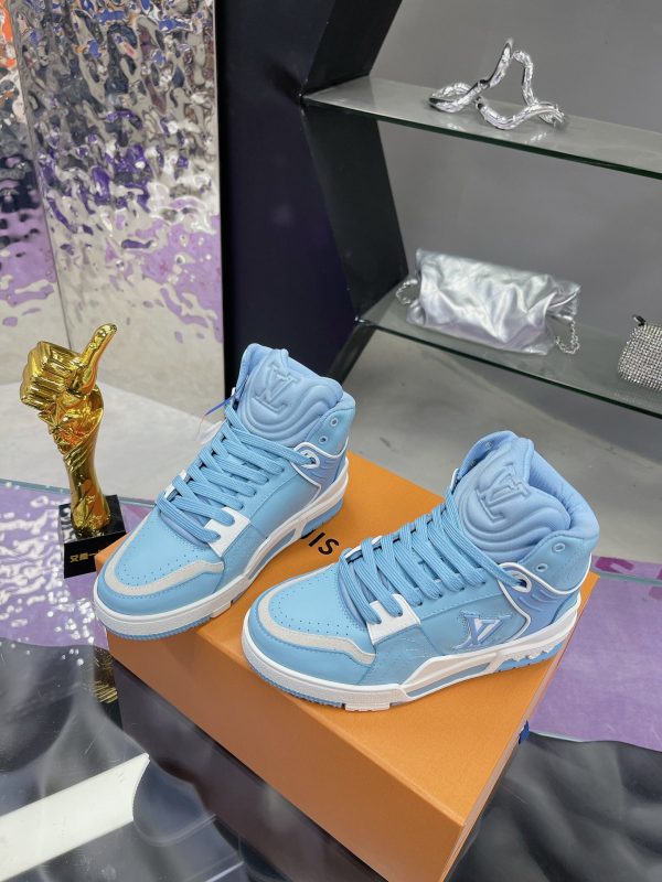 2024 Louis Witton High Top Collection Trainer is transparent PVC sneakers B - Image 3